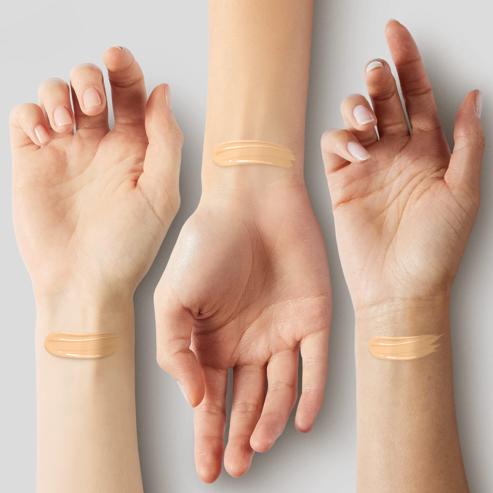 COVERGIRL concealer on hand for scale demonstrating concentrated pigment