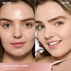 COVERGIRL XL doe-foot applicator displayed for precise application and buildable coverage