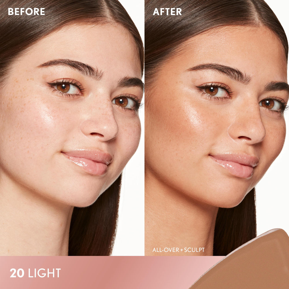 COVERGIRL wand tip close-up for precise sculpting and easy contouring benefit targeted control