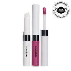 COVERGIRL arm swatch of Unique Burgundy demonstrating rich pigment payoff