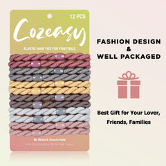 Cozeasy close-up of braided fabric texture protecting hair from snags and breakage