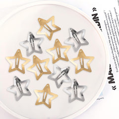 Cptots clips worn in hair side profile showing secure hold