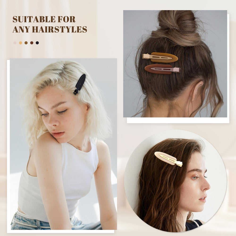 Cptots color spread of black brown beige clips offering coordinated looks