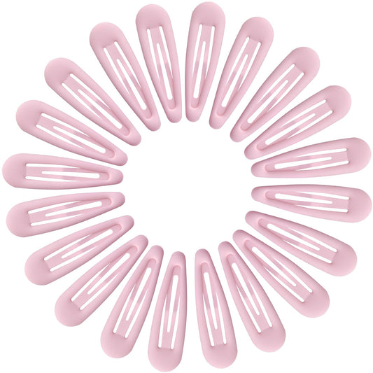 Cptots front pack showing 20 matte light pink clips and storage benefit