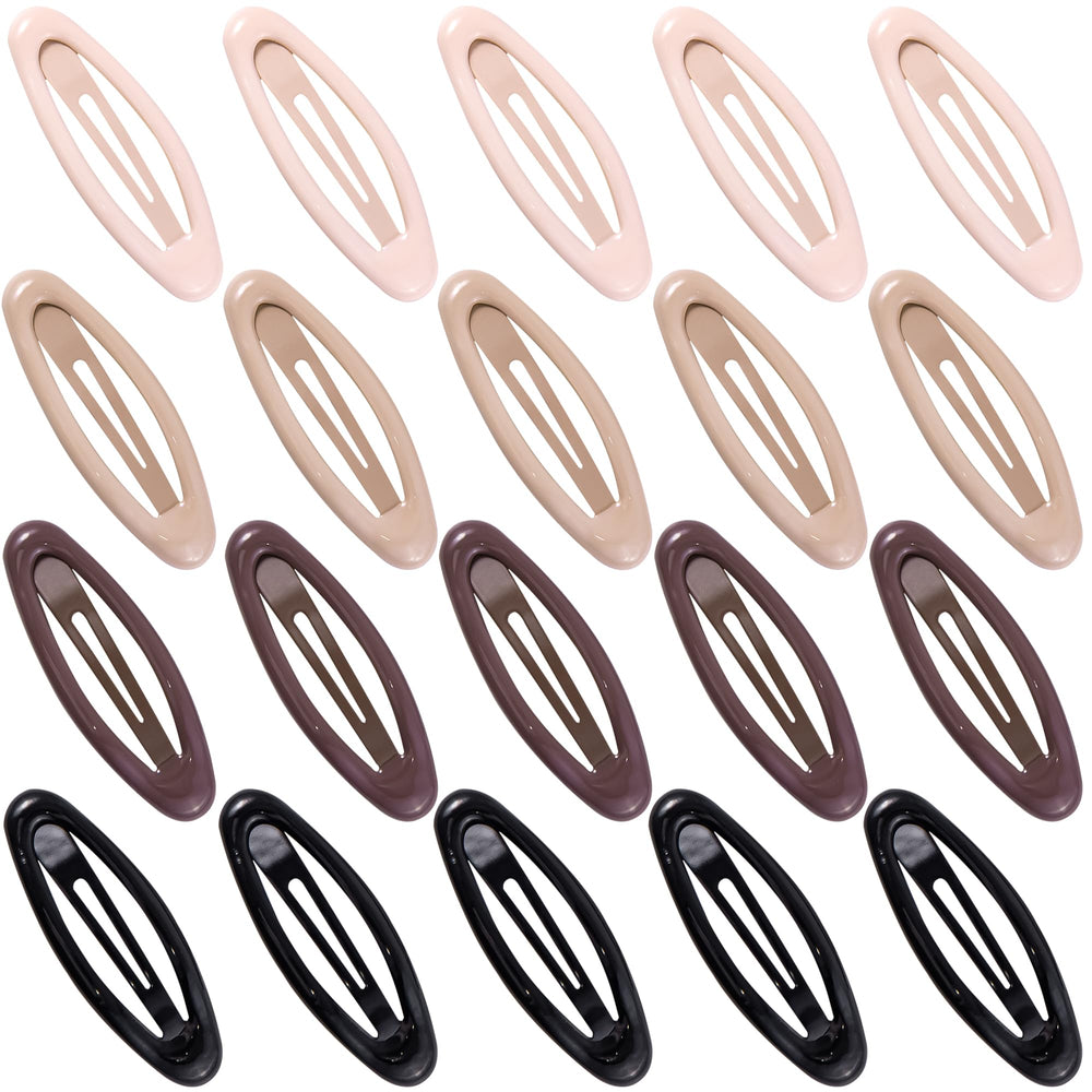 Cptots front view of 20pcs pack showing four neutral colors and compact design for convenience