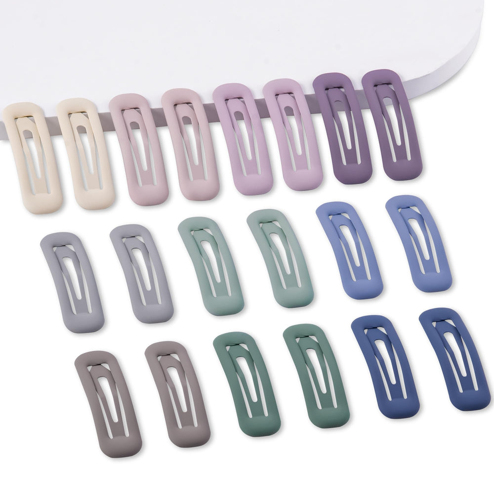 Cptots front pack of 20 matte multi-colored clips showing variety and convenience
