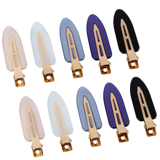 Cptots front view of 10-piece clip set showing colors and compact packaging benefit