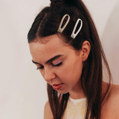 Cptots clip in hair during styling demonstrating reliable grip and tidy look