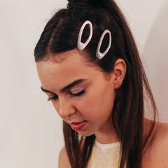 Cptots array of bright black brown beige clips displayed to show color options advantage