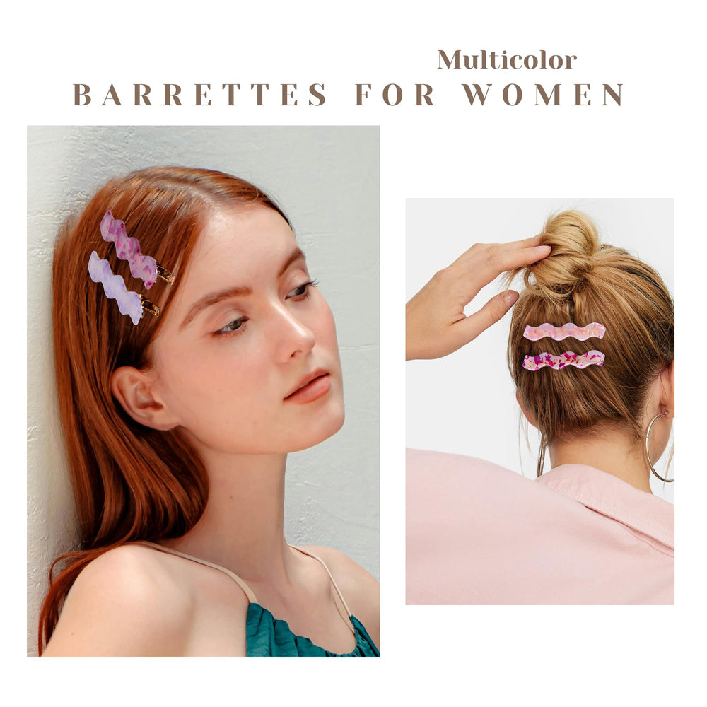 Cptots barrettes in use styling woman's hair for versatile looks