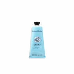 Crabtree & Evelyn hand therapy in use on hands demonstrating fast moisturizing benefit