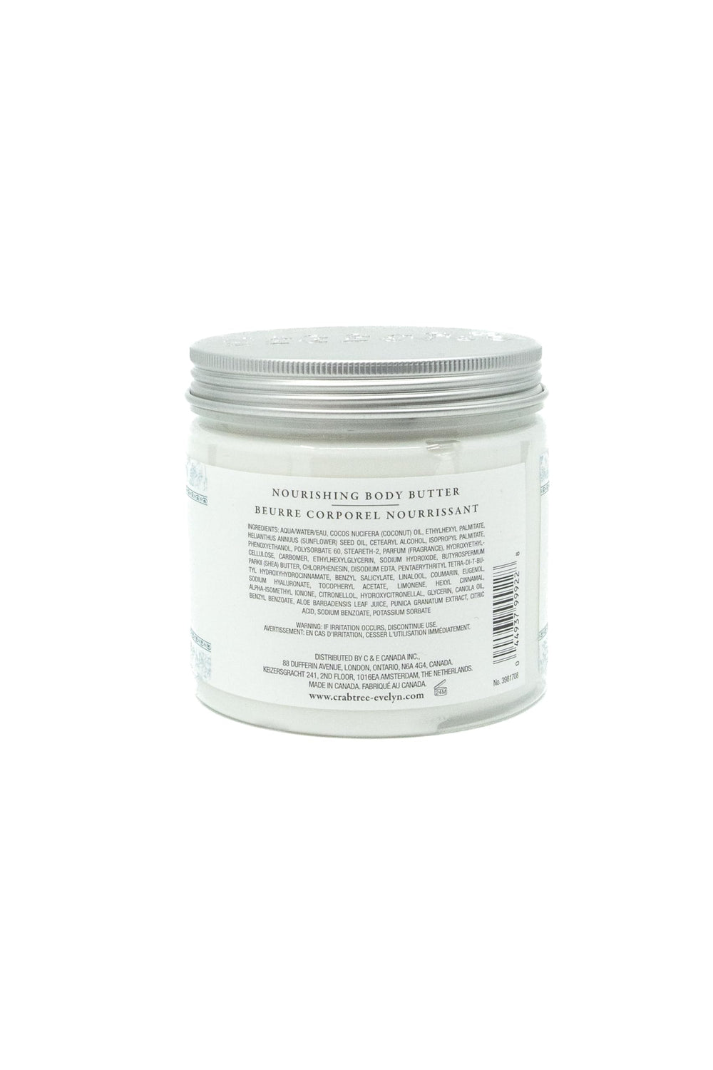 Crabtree & Evelyn close-up of creamy texture demonstrating deep moisturizing benefit