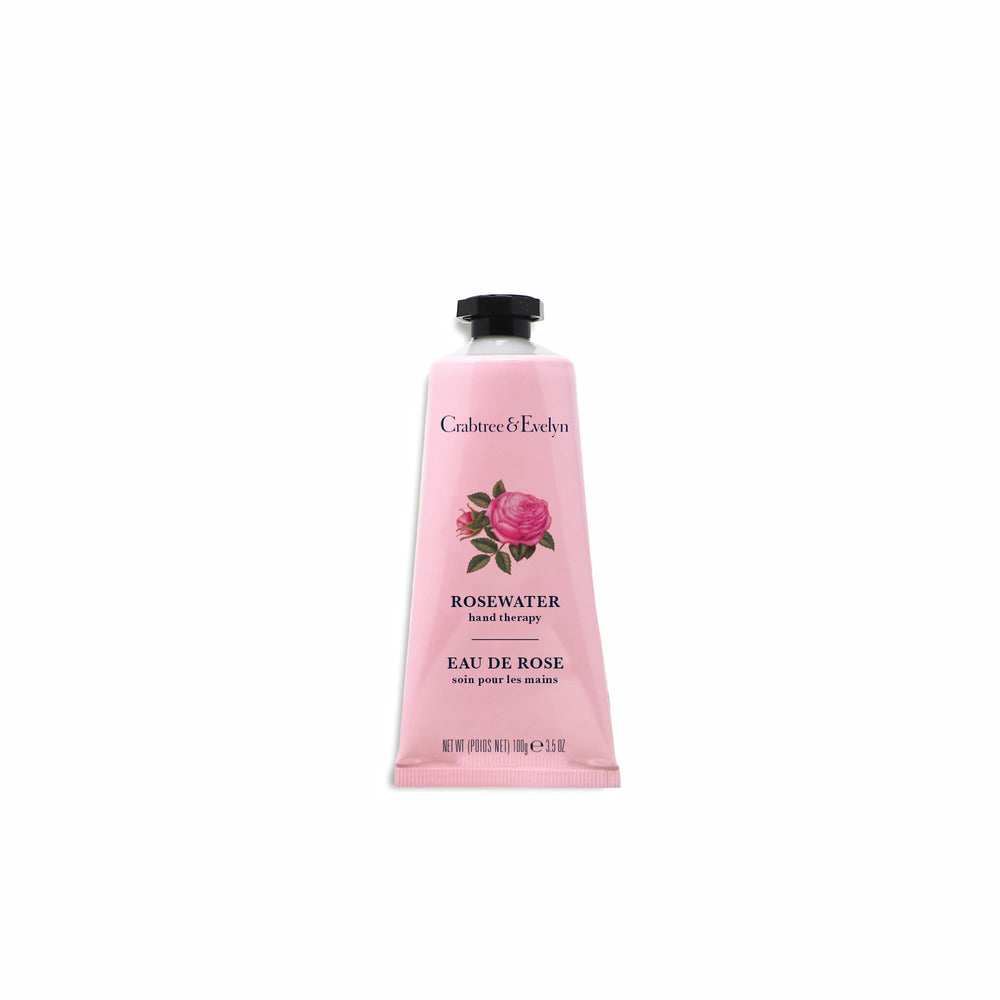 Crabtree & Evelyn front tube showing label and 3.5 oz size for easy identification and portability