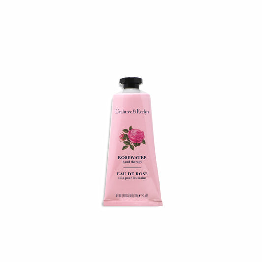 Crabtree & Evelyn front tube showing label and 3.5 oz size for easy identification and portability