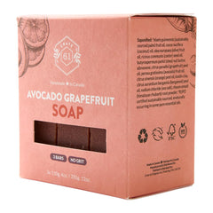 Crate 61 Organics label with ingredient list showing plant-based transparency