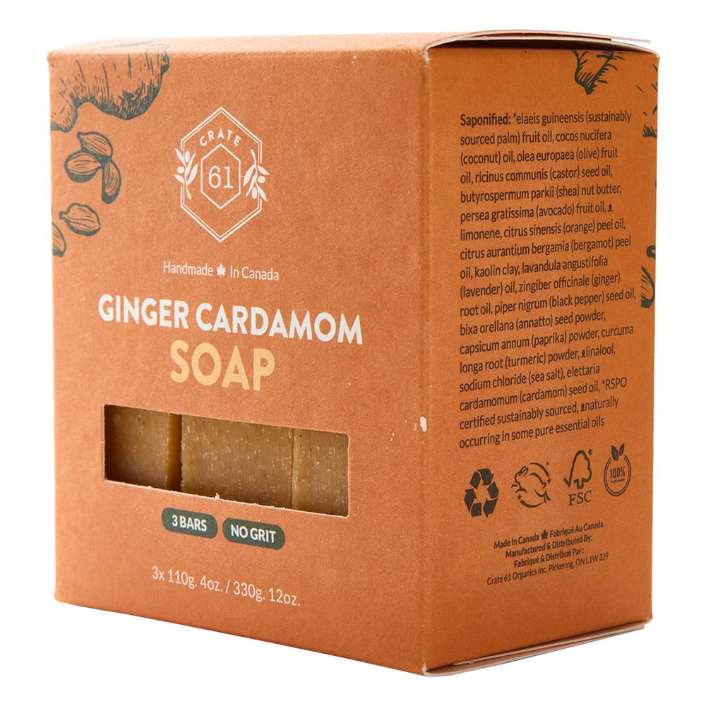 Crate 61 Organics creating creamy lather in hand for effective cleansing
