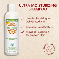 Creme of Nature creamy lather texture demonstrating slip