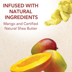 Creme of Nature mango and shea butter ingredients showcasing nourishment