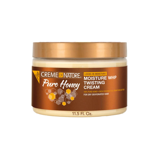 Creme of Nature front jar view showing label and product purpose