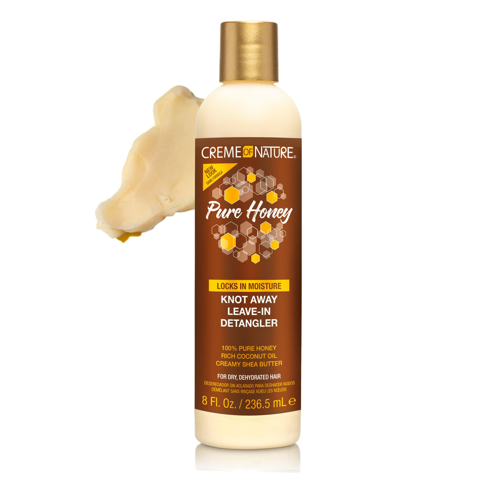 Creme of Nature creamy texture close-up highlighting moisturizing slip benefit