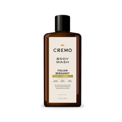 Cremo front bottle showing Italian Bergamot label and size for easy selection