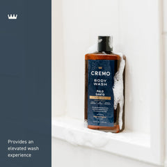 Cremo rich lather closeup showcasing dense foam that moisturizes skin during cleansing
