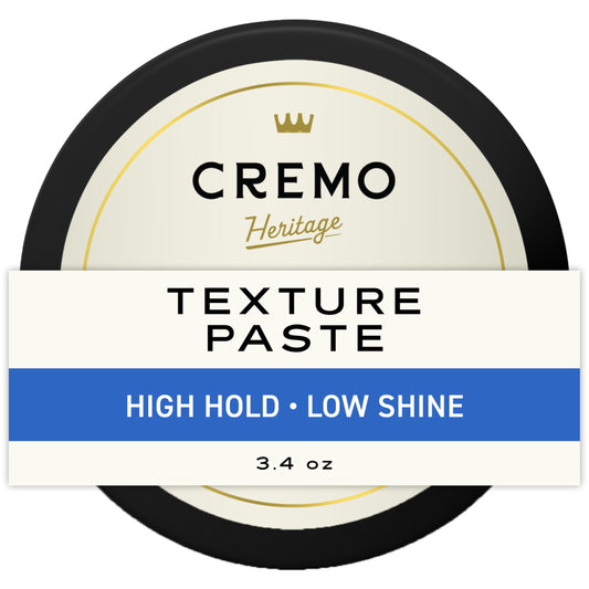 Cremo front packaging showing jar and branding, clear product benefits