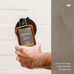Cremo body wash thick creamy foam close-up demonstrating rich-lathering moisturization