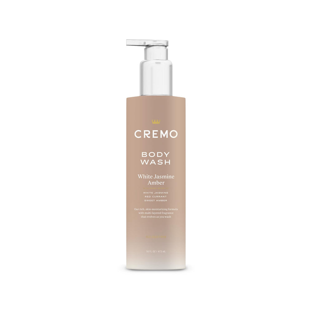 Cremo front bottle showing label and elegant scent benefit