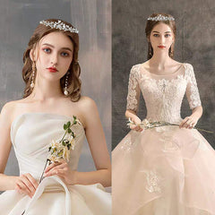 CROWNFAN worn by bride in ceremony scene conveying photogenic elegance benefit