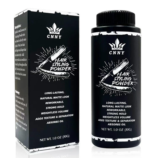 Crownnaturally front packaging showing matte hair powder and brand clarity