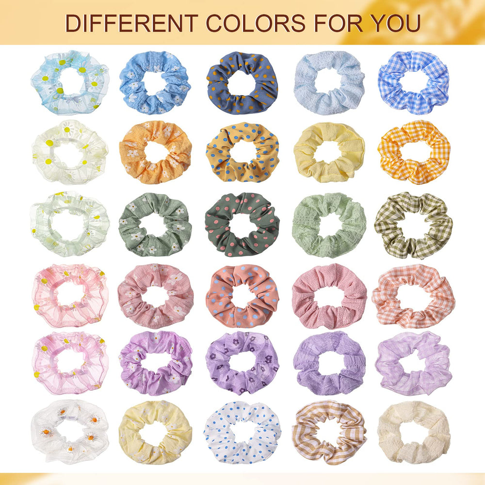 Crowye scrunchie securing ponytail demonstrating secure-hold benefit