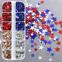 CTTHNBD close-up of holographic PET star texture highlighting reflective sparkle
