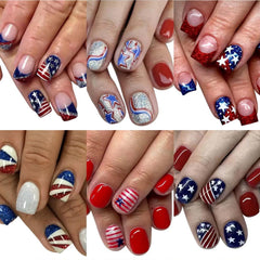 CTTHNBD front packaging showing patriotic designs and full 144-piece set benefit: ready-to-use kit