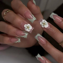 CTTHNBD front packaging showing green French tip set and included tools for easy application