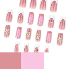 CTTHNBD in-hand application showing easy press-on use for fast manicures