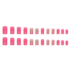 CTTHNBD woman applying press-on nails demonstrating quick at-home manicure convenience