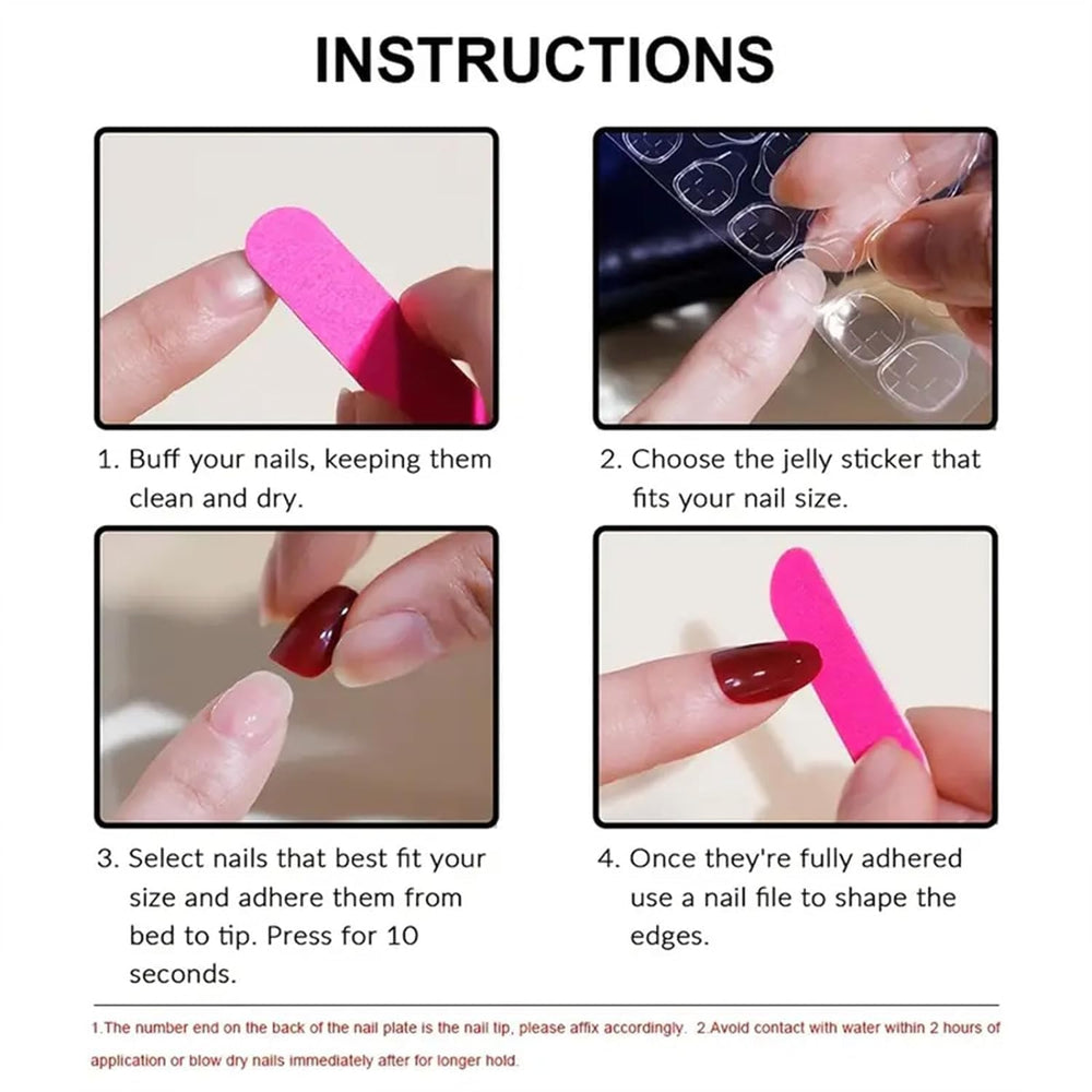 CTTHNBD press-on nails styled with outfit showcasing quick salon-ready appearance