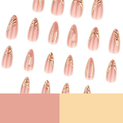 CTTHNBD worn on hand at a party showing stylish almond shape and instant polish