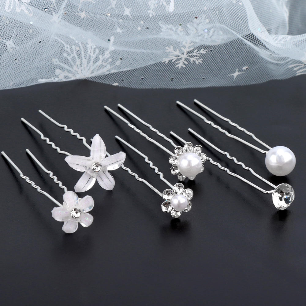 CUBACO close-up of rhinestone and pearl cluster emphasizing elegant shine