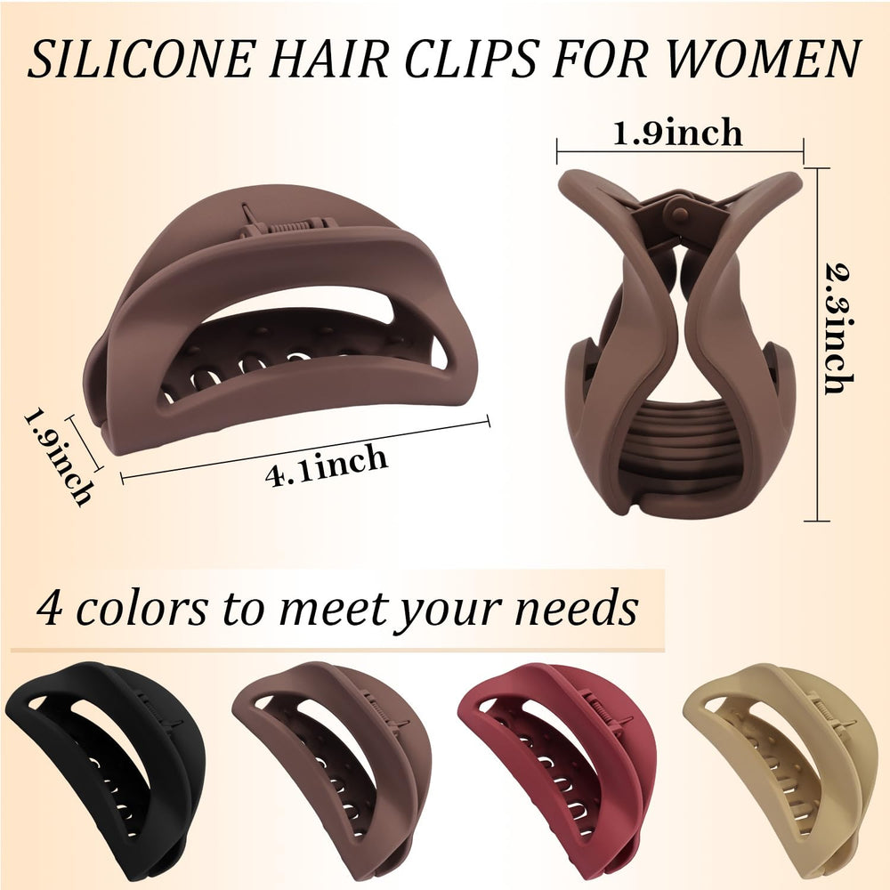 CUBACO open clip showing inner teeth and curved prongs for secure hold