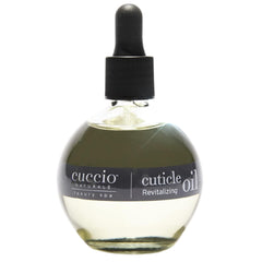 Cuccio bottle front view showing sleek packaging and product benefit