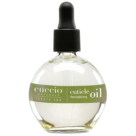 Cuccio front bottle showing white limetta and aloe scent benefits