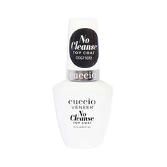 Cuccio front packaging showing bottle and label with professional finish benefit