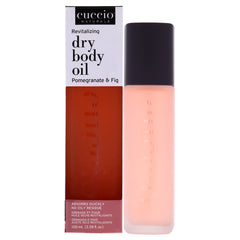 Cuccio bottle front packaging showing Pomegranate and Fig label and benefit of fast absorption