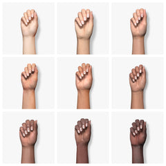 Cuccio gel being applied by a nail tech for strong sculpted nails benefit