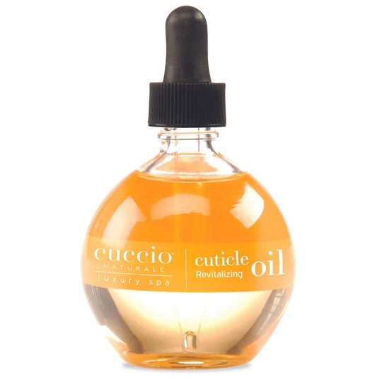 Cuccio bottle front view showing milk and honey scent and compact size benefit