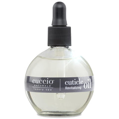 Cuccio front bottle showing elegant packaging and quick hydration