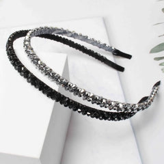 Cuizhiyu side profile of headband curve showing slim metal frame and comfortable fit