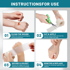 CUKWUYBY hydrocolloid dressing conforming to elbow for mobility